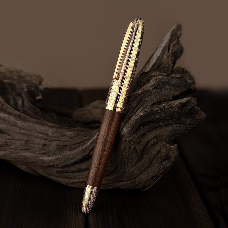 弘典6016染尘文艺复古钢笔