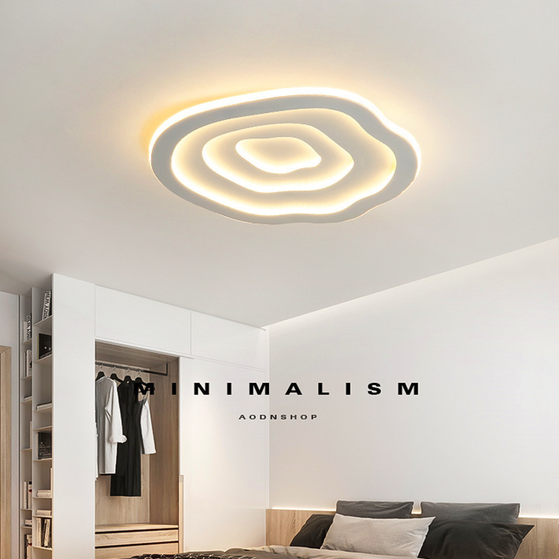 北欧卧室云朵吸顶灯年轮梯田客厅灯饰简约现代书房餐厅主次卧
