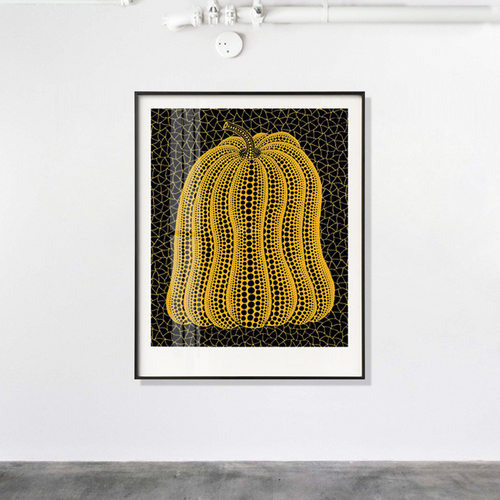 草间弥生南瓜样板房客厅墙面轻奢装饰画工作室壁画走道玄关挂画