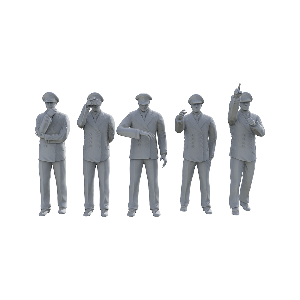 老姚 各比例 模型细节升级件  德国海军军官