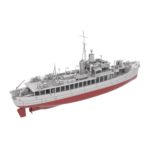RHWS700015/S 1/700 英国岛屿级武装拖网船“利斯科姆”号