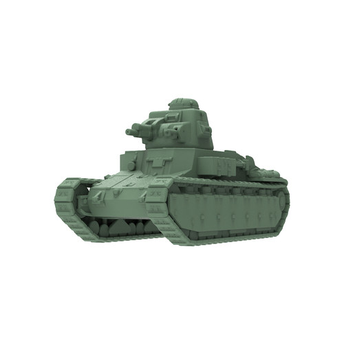 SS100811 1/100 法国 D1轻型坦克 ST2炮塔 47mm SA34火炮