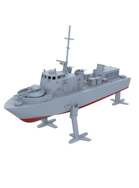 SSC72761/S-A 1/72美国 弗拉格斯塔夫级水翼导弹艇