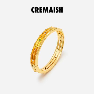 CREMAISH 彩宝手环 高级感小众气质百搭手镯手饰