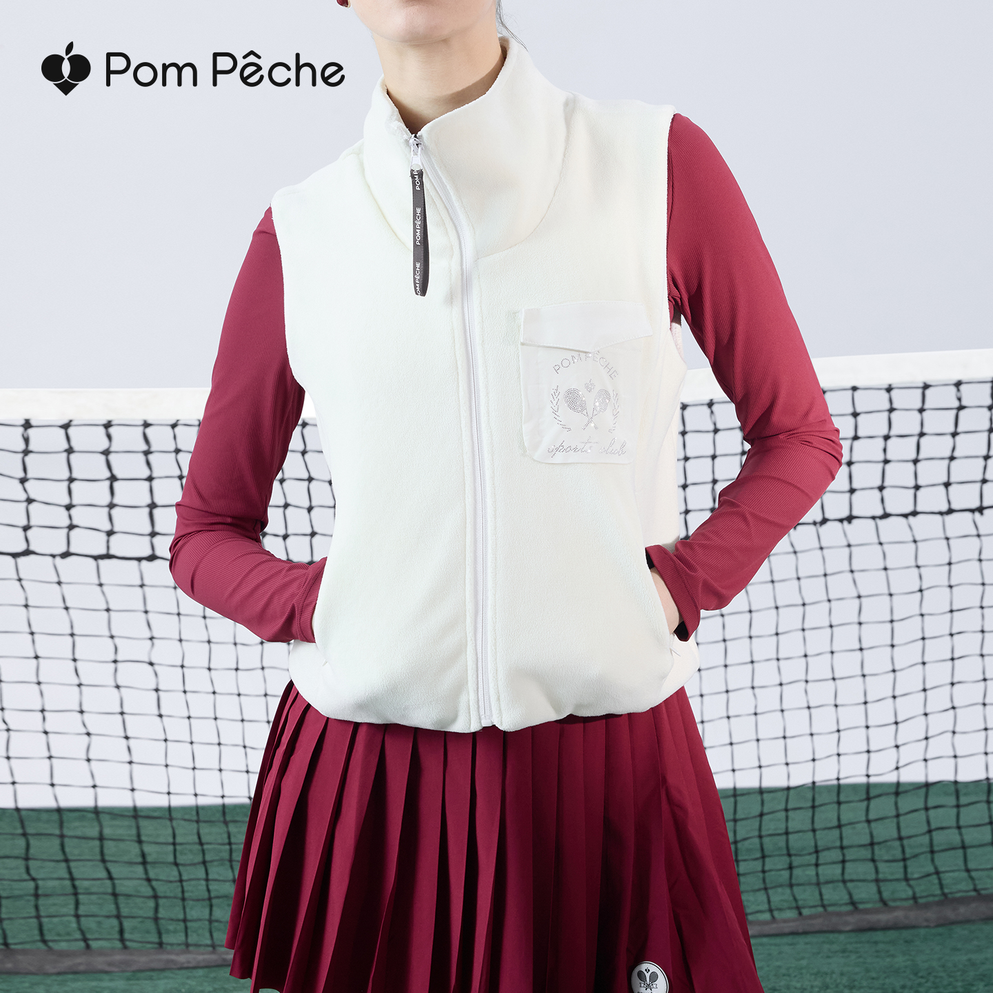 彭派奇运动马甲女款健身外套