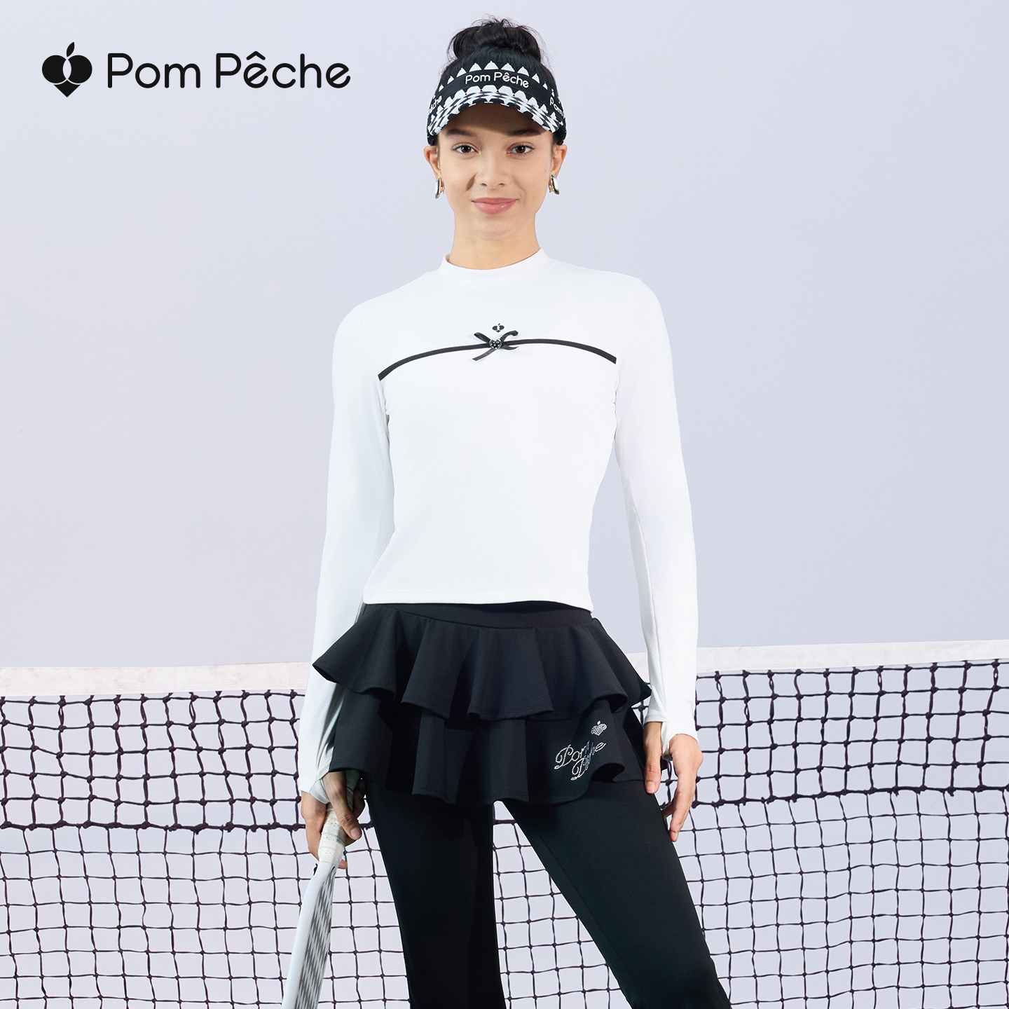 彭派奇运动长袖秋冬网球健身上衣