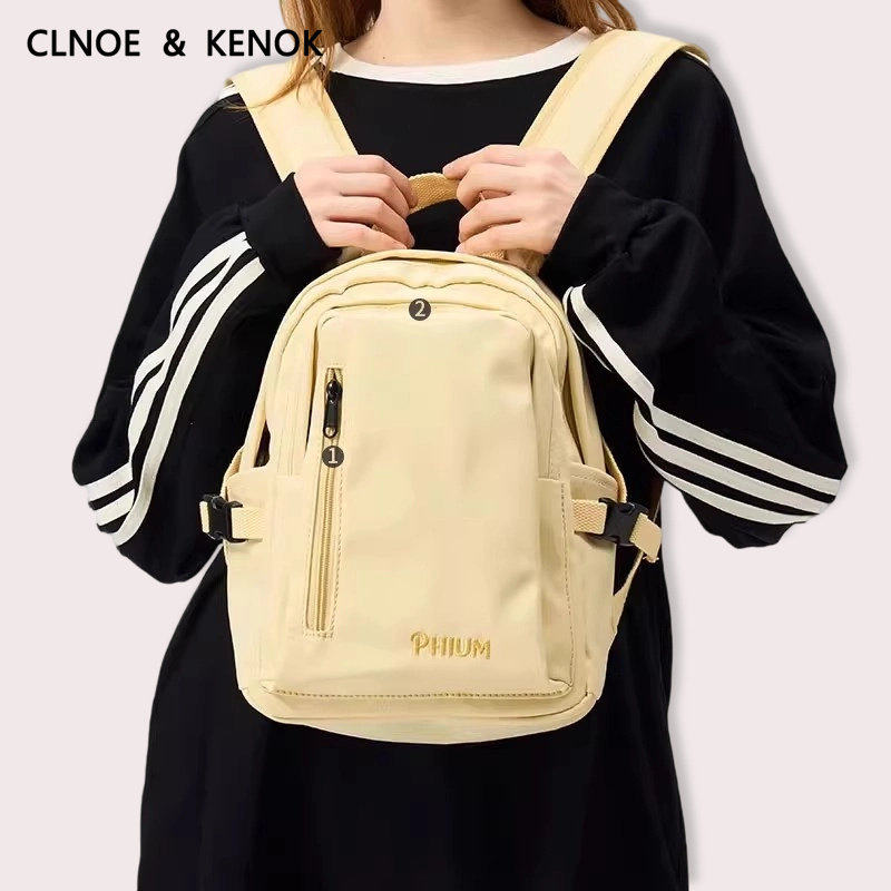 Clnoe Kenok短途旅游轻便防水登山包女2026新款通勤小型双肩背包