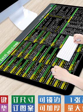 【excel函数+快捷键】超大号blender桌垫UGNX电脑垫WPS鼠标垫定制