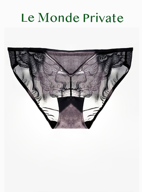 LeMondePrivate「薄物Misthing系列」法式复古性女士蕾丝轻薄内裤