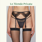 「悦己Engraving系列」性感列维斯蕾丝吊袜带