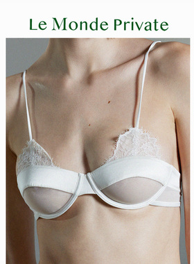 「限定Exclusivity系列」限定列维斯蕾丝拼真丝柔软透气网纱内衣