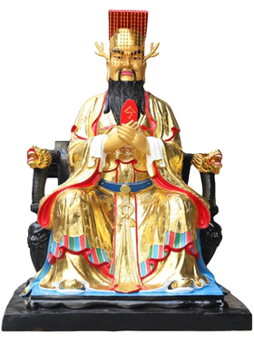 树脂玻璃钢四海龙王神像供奉