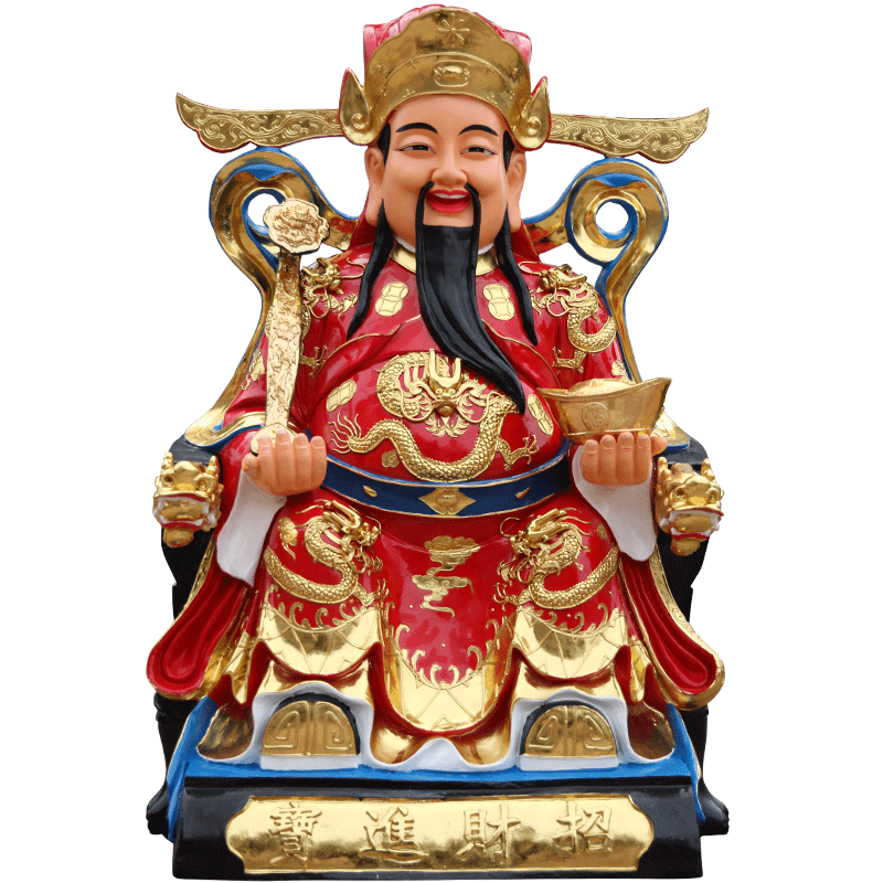 招财财神爷佛像善吉寺庙