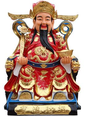 招财财神爷佛像善吉寺庙