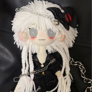 鬼妈妈玩偶材料包手缝纽扣娃娃手工布娃娃diy自缝创意圣诞节礼物