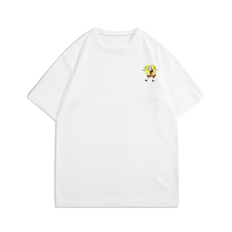 拜然240克纯棉印花短袖T恤