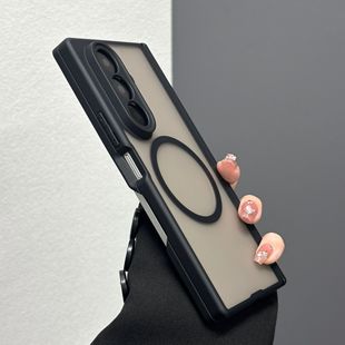 软边透明磨砂双边防摔适用于三星zfold7手机壳新W26折叠屏Galaxyzfold6外磁吸fold5中轴全包华为mateX6/X5/X3