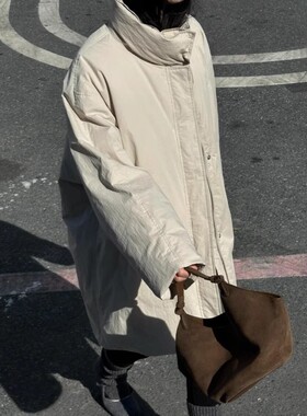 2025新款中长款立领冬季小个子设计感宽松厚外套95白鹅绒羽绒服女