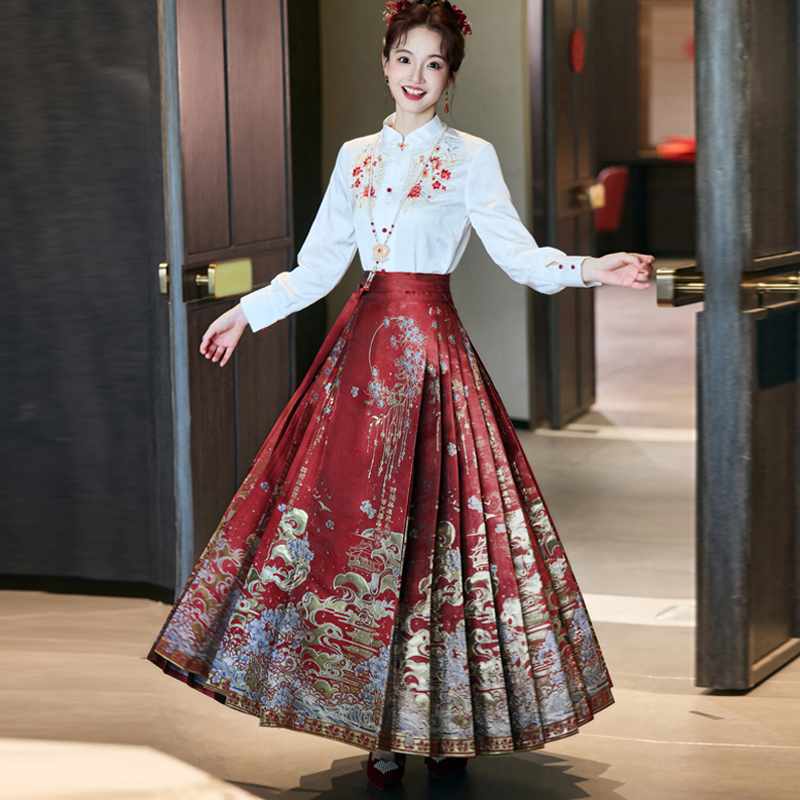 马面裙婚服订婚礼服套装2025新款新娘结婚敬酒服小个子新中式嫁衣