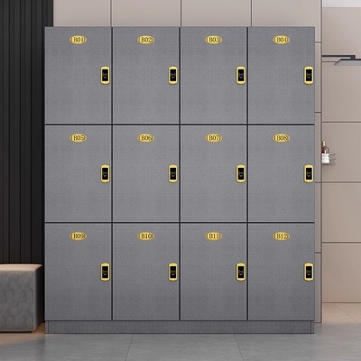 木质员工更衣柜理发店存包柜健身房瑜伽馆美容院美发店储物柜带锁