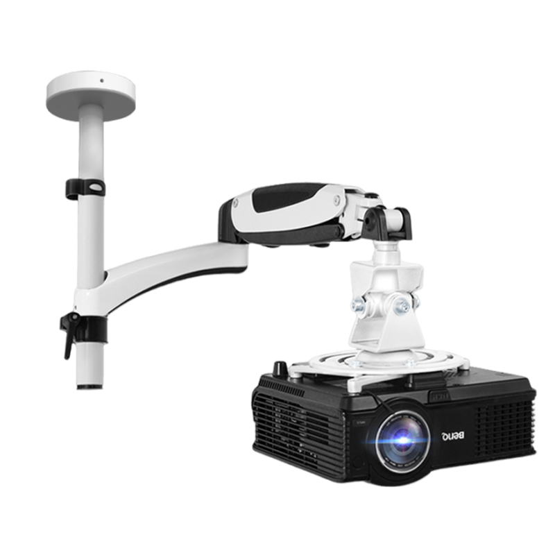 投影仪支架气压悬停伸缩吊顶铝合金万向旋转架明基爱普生极米坚果