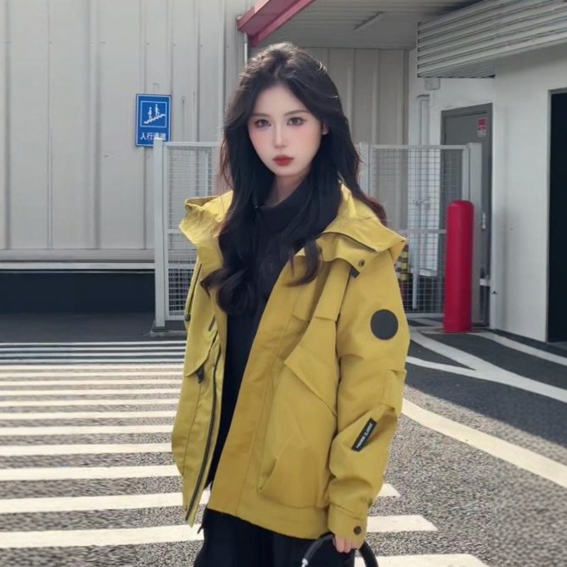 英国 DGKP三合一冲锋衣女秋冬2025新款防风防水可拆卸两件套百搭