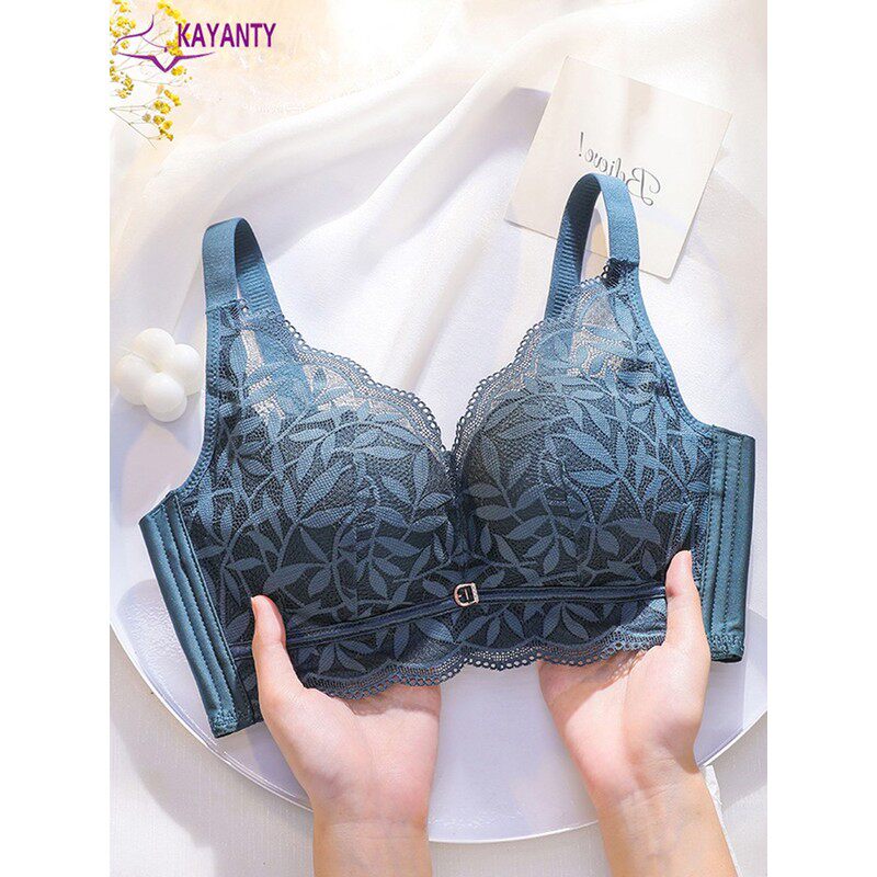 维多利亞乳胶无痕内衣女性感上托收副乳防下垂厚胸罩小胸聚拢文胸