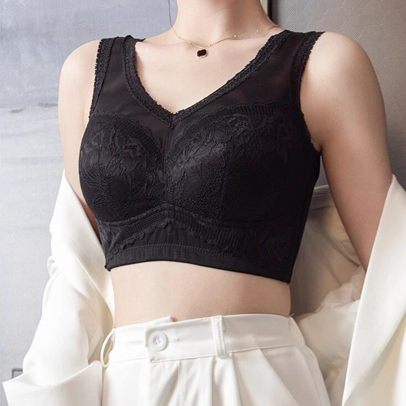维多利亞大胸显小胸内衣薄款聚拢缩胸美背收副乳宽肩带文胸罩