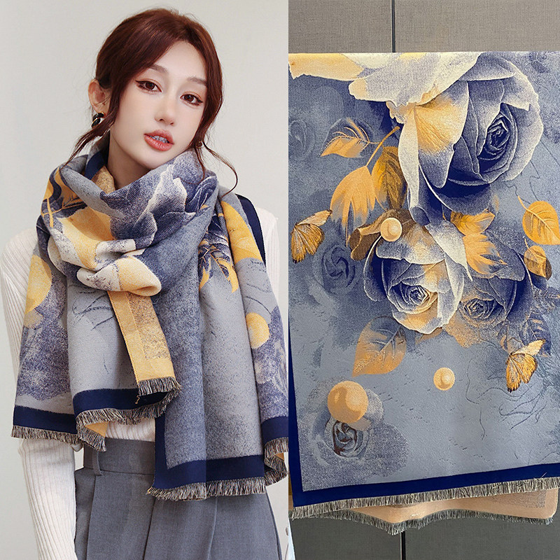 2025新款复古围巾女冬季