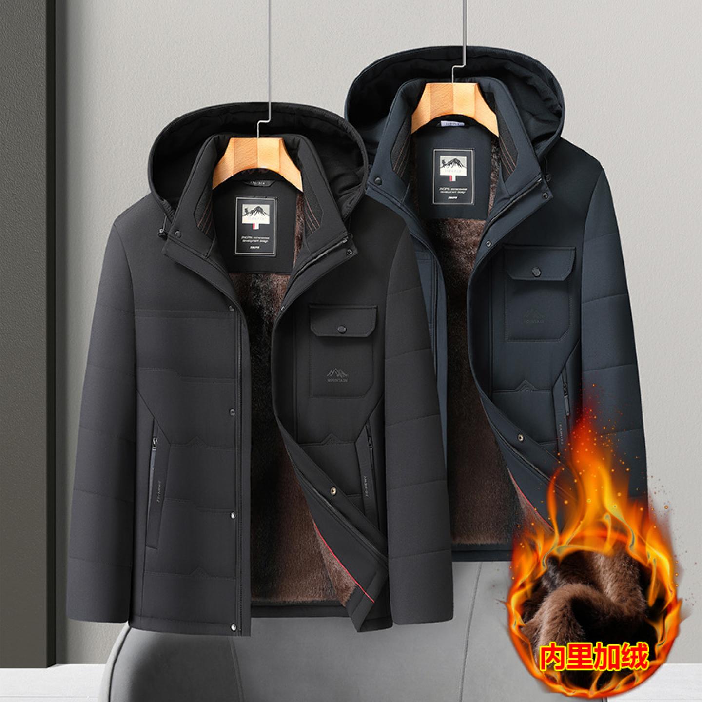 中老年人60岁男装50老爸中年加厚