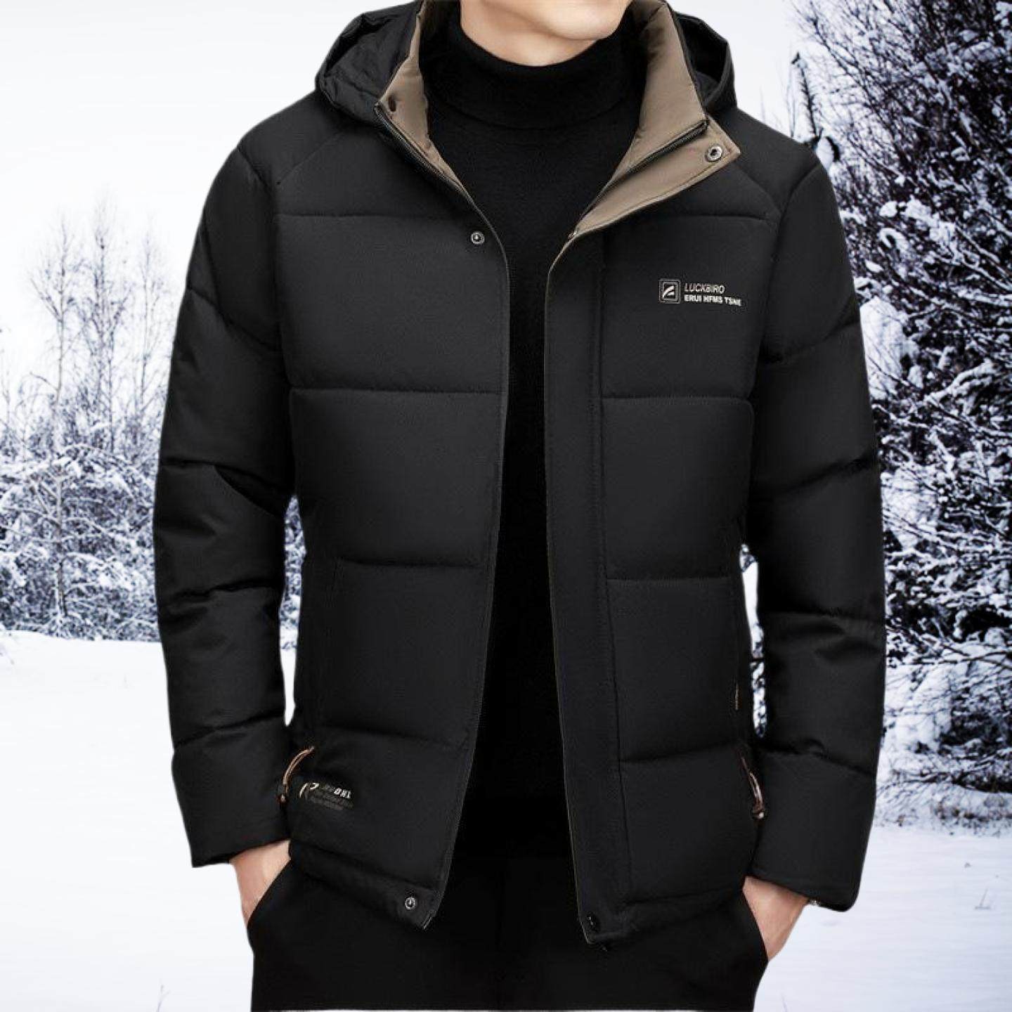 高档2025羽绒棉袄冬季男士新款保暖中年棉衣外套加厚冬装爸爸