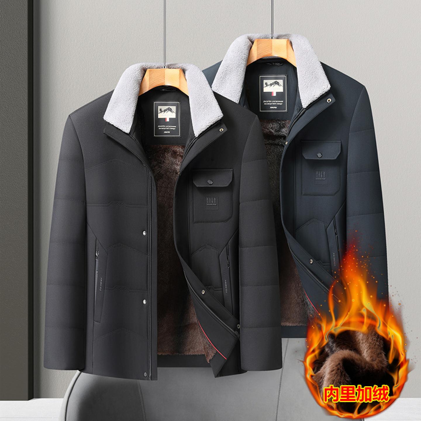 中老年人60岁男装50老爸中年加厚