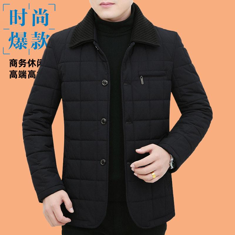 冬季中年男士轻薄棉衣保暖抗常规