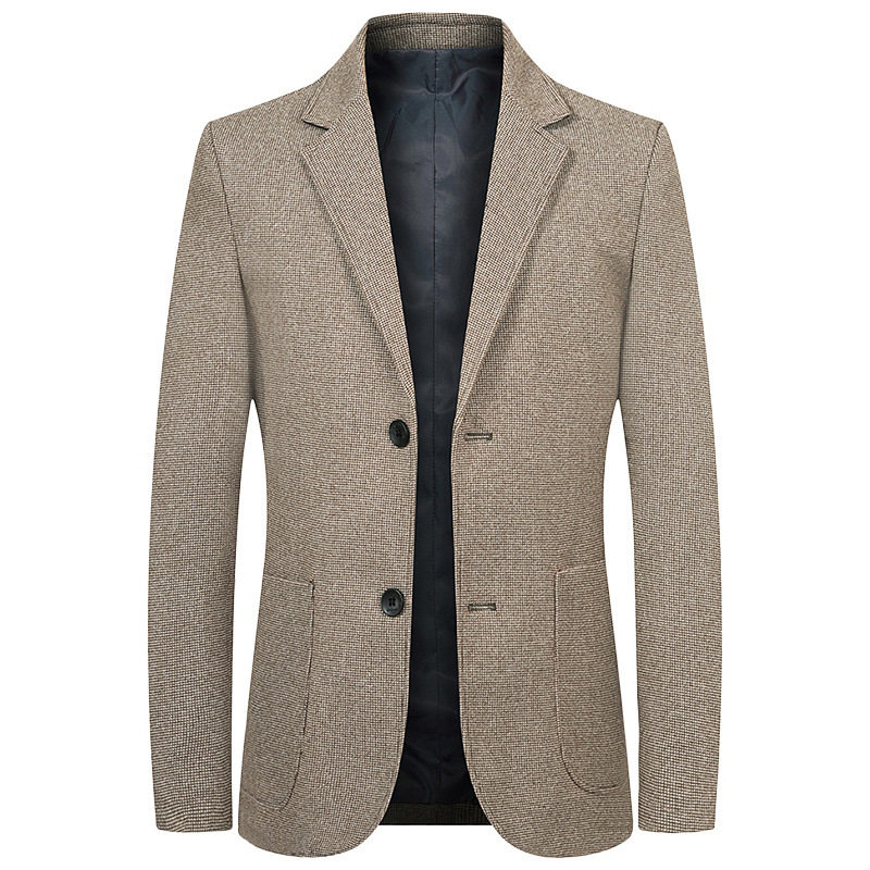 2026春秋季新款中年男士西服休闲爸爸装单件西装外套特价爆款宽松