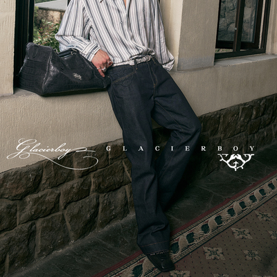 GLB|冈山赤耳原牛微喇牛仔裤