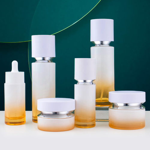 日化包装瓶30g40ml100ml乳液瓶膏霜瓶丝印文字膏霜空瓶子玻璃瓶子