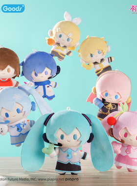 bilibiliGoods 初音未来周边 miniQ系列 毛绒玩偶挂件