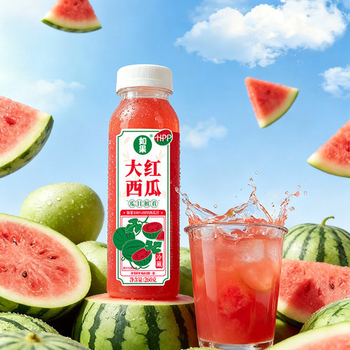 如果100%HPP西瓜汁饮料0添加