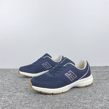 日本单低帮网面女鞋春秋款4E宽楦生活防水百搭运动鞋止滑减震女鞋