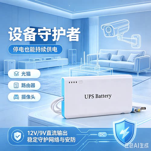 彭盛光猫路由器UPS不间断电源