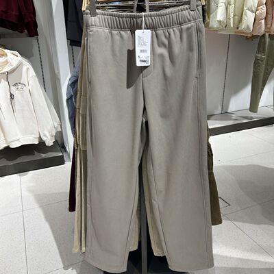 2025年冬季新品新款男装直筒针织长裤R154136015以纯