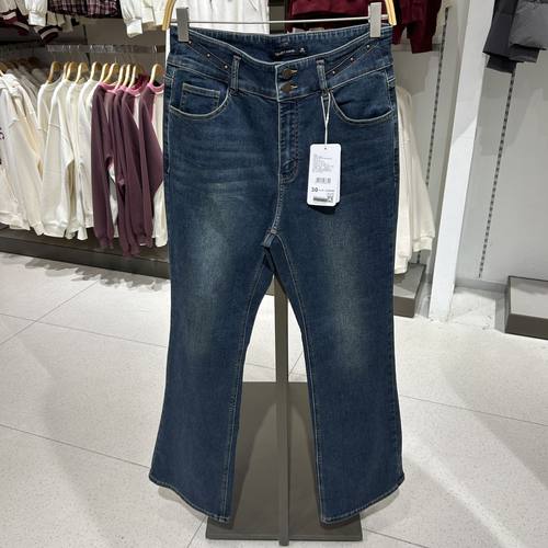 以纯正品女装牛仔长裤R154226056
