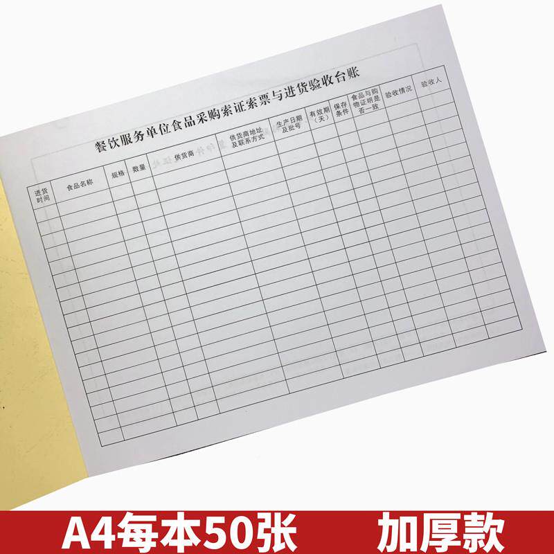 食堂厨房每单日采购清单每每月天进货明细单表pkf饭店后酒厨购货