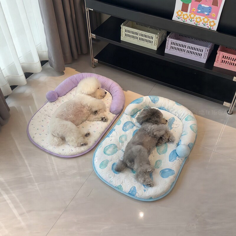 宠物冰垫狗垫子凉垫猫咪凉席睡垫狗窝床垫冰凉垫夏天降温神器冰丝