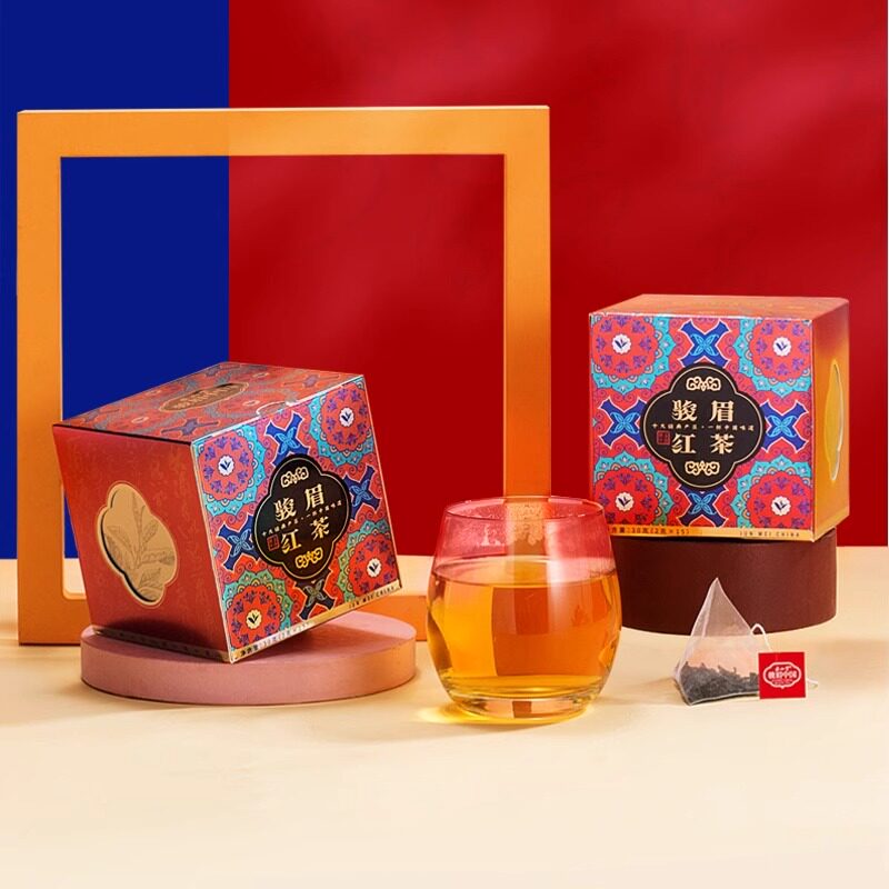 正山堂茶业骏眉中国中式骏眉红茶红茶包茶叶小袋装便携盒装30g