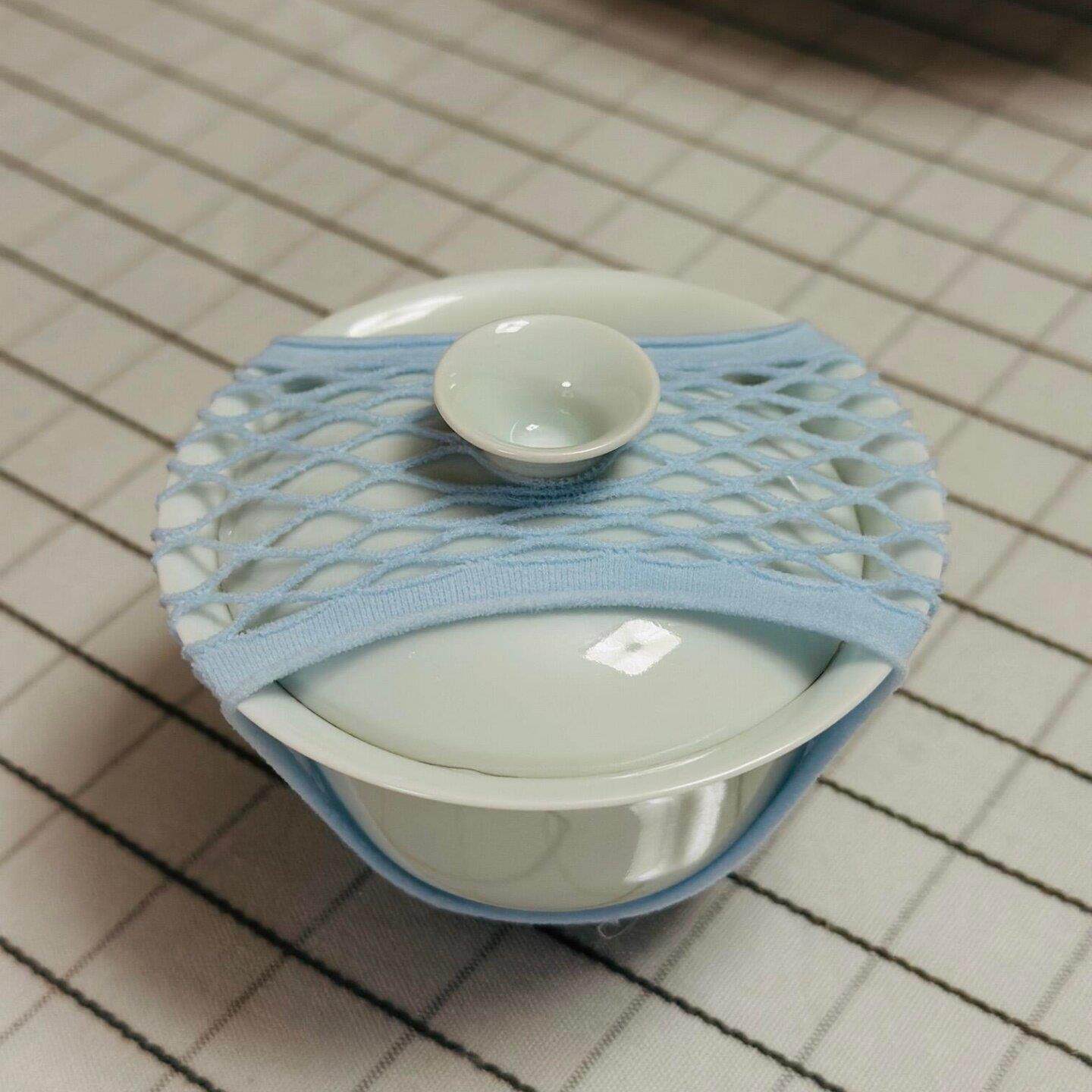 保护套保护带防磕碰旅行茶具茶壶茶杯户外配件网兜收纳紫砂壶盖碗