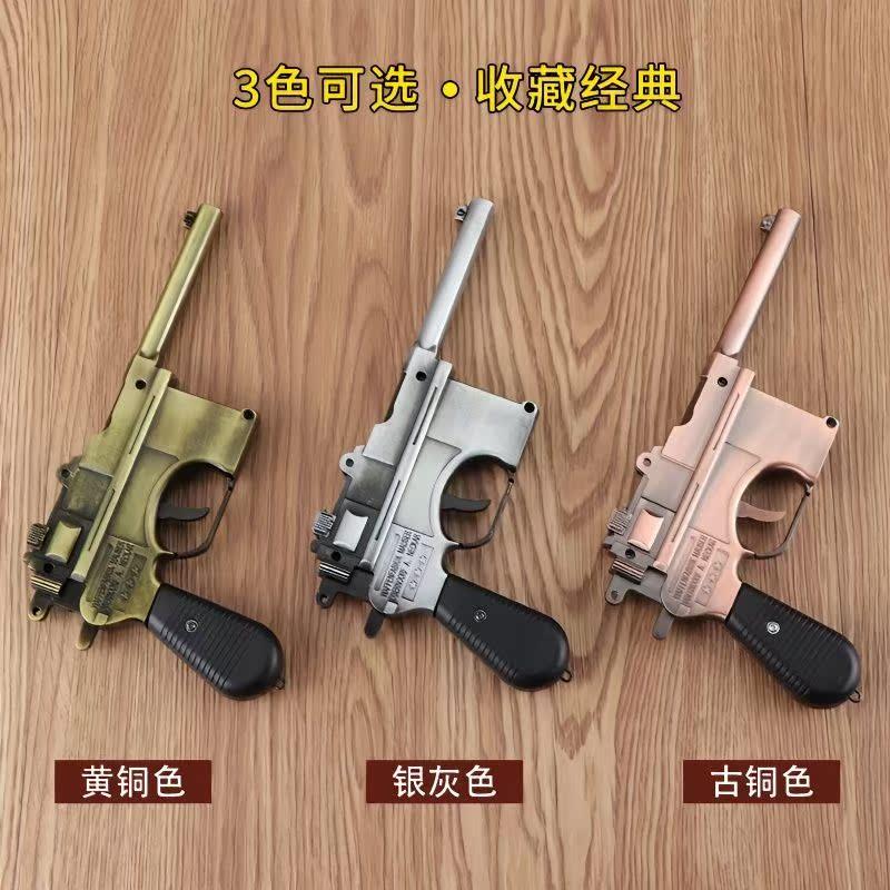 创意儿童玩具毛瑟枪金属模型摆件怀旧男孩个性玩具不可发射1:2.0