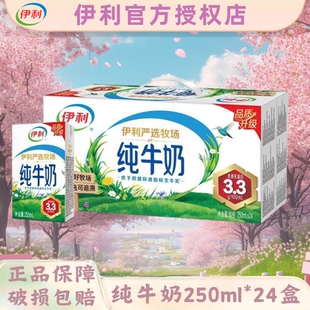 送礼D 24纯牛奶整箱儿童成人早餐搭配官方正品 3月 伊利250ml