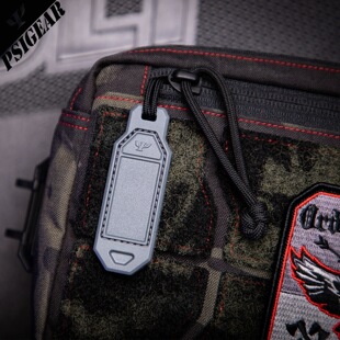 PSIGEAR TPU魔术贴拉手 PS06045 快取小揪揪 包具配件 灰标