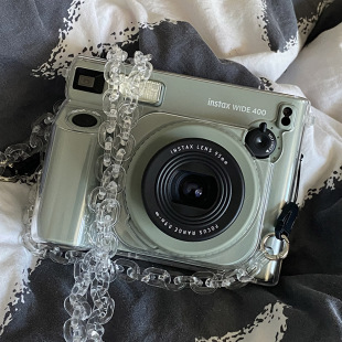 拍立得保护壳instax硬壳外壳相机壳子配件 Wide400透明水晶壳